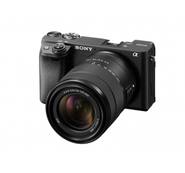 Vrhunski fotoaparat SONY ILCE-6400AMB Alpha 6400 serije E s senzorjem APS-C (ILCE6400 + OBJEKTIV SEL18135)